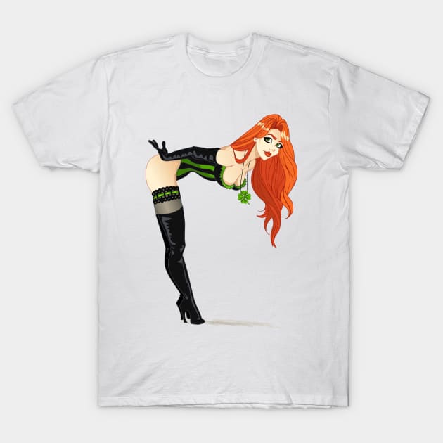 Lucky Girl T-Shirt by AnishaCreations